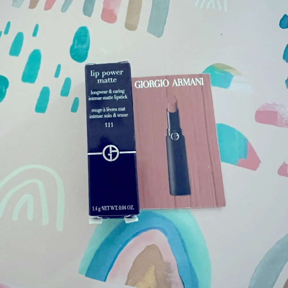 GIORGIO ARMANI LIP POWER LONG-LASTING MATTE LIPSTICK